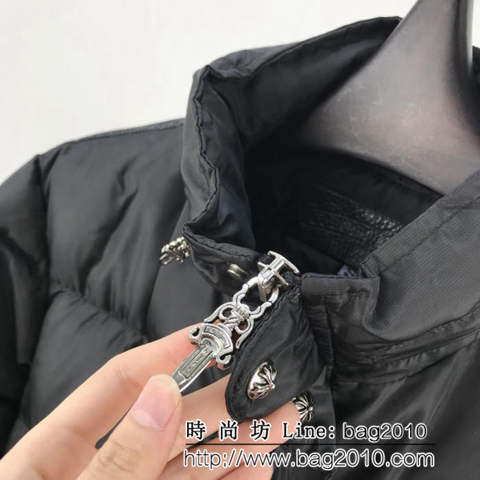 Chrome hearts 克羅心 18秋冬新款 帶隱形帽 輕便保暖 男款棉服 ydi1752